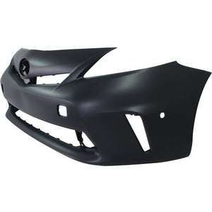 2012-2014 TOYOTA PRIUS; Front Bumper Cover; HALGN H/Lamps w/Pre-Collision System Painted to Match