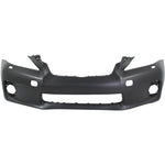2011-2013 LEXUS CT200h; Front Bumper Cover; w/o Sport Pkg; w/o Sensor; w/HL Washer - Painted to Match - Manufacturer Part # 5211976905 / Partslink Number: LX1000214