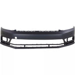 2015-2018 VOLKSWAGEN JETTA; Front Bumper Cover;  Sedan;  w/o HL Washer;  w/Park Assist; VW1000221