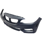 2015-2021 BMW 2-SERIES; Front Bumper Cover; CONV/Coupe; F22/F23; M Sport; w/o HL Washer; w/o Park Sensor - Painted to Match - Manufacturer Part # 51118058100 / Partslink Number: BM1000329