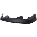 2007-2012 GMC ACADIA, Rear Bumper Cover; w/Sensor Hole; MAT/DK- Painted to Match - Manufacturer Part # 15933986 / Partslink - GM1100806