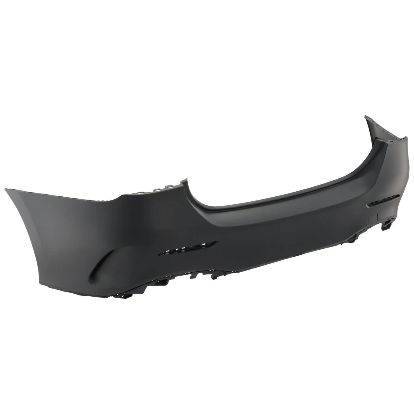 2019-2022 MERCEDES-BENZ A-CLASS ; Rear Bumper Cover ; V177; Sedan; w/AMG; w/o Park Sensor; w/Tow; / -- Manufacturer Part #: 1778809801649990  /  Partslink #: MB1100442