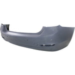 2012-2015 BMW 3-SERIES SEDAN/HATCHBACK/WAGON; Rear Bumper Cover; 328i; F30; Sedan; STANDARD; w/o M Sport Line; w/Park Distance Control - Painted to Match - Manufacturer Part # 51127312728 / Partslink Number: BM1100257