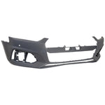 2018-2019 AUDI S5 CABRIO; Front Bumper Cover; w/o S-Line Pkg; w/o HL Washer; w/o Parallel Park; w/Park Aid - Painted to Match - Manufacturer Part # 8W6807065AGRU / Partslink Number: AU1000280