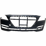 2017-2020 HYUNDAI GENESIS; Front Bumper Cover; 3.8L w/o Sensor w/o HL Washer Painted to Match