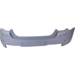 2011-2013 BMW 5-SERIES; Rear Bumper Cover; Sedan; F10; w/M Pkg; w/Park Dist Ctrl - Painted to Match - Manufacturer Part # 51128048594 / Partslink Number: BM1100235