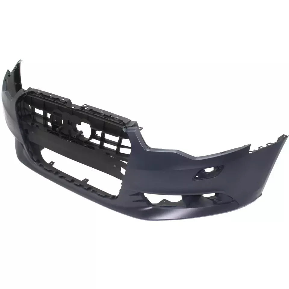 2012-2015 AUDI A6; Front Bumper Cover;  w/o S-Line Pkg;  w/o Park Aid; AU1000207