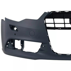 2012-2015 AUDI A6; Front Bumper Cover;  w/o S-Line Pkg;  w/Park Aid;  w/o Park Assist; AU1000208