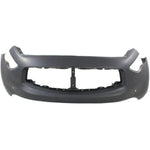 2009-2011 INFINITI FX35/FX50; Front Bumper Cover; w/Navigation System; Upper cover; w/PREMIUM Pkg - Painted to Match - Manufacturer Part # FBM221CG0H / Partslink Number: IN1000243