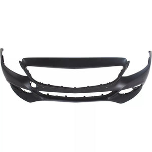 2017-2018 MERCEDES BENZ C-CLASS; Front Bumper Cover;  C300 CPE;  W205;  w/o AMG & Lux w/o Camera w/Sensor; MB1000468