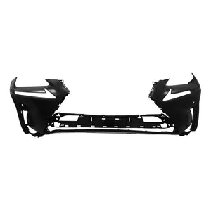 2018-2020 LEXUS NX300; Front Bumper Cover;  w/o F Sport;  w/o HL Washer;  w/Park Sensor; LX1000346