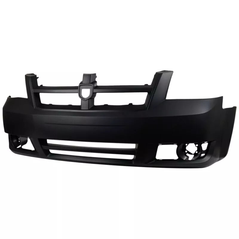 2008-2010 DODGE CARAVAN; Front Bumper Cover;  SE;  PTM w/grille frame;  SPORT; CH1000924