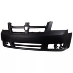 2008-2010 DODGE CARAVAN; Front Bumper Cover;  SE;  PTM w/grille frame;  SPORT; CH1000924