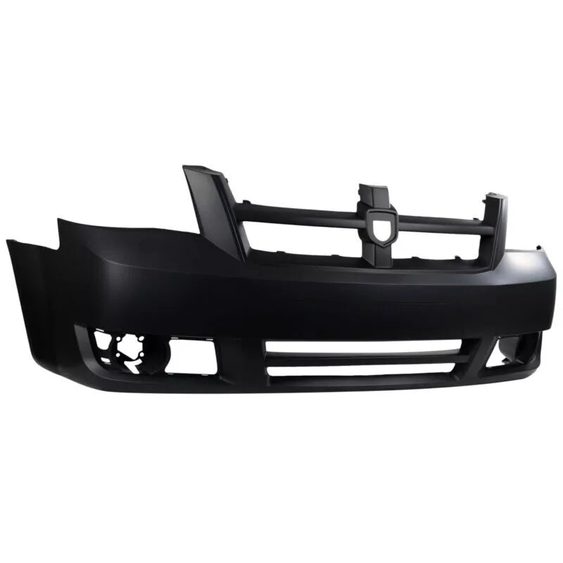 2008-2010 DODGE CARAVAN; Front Bumper Cover;  SE;  PTM w/grille frame;  SPORT; CH1000924