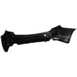 2009-2013 SUBARU FORESTER, Rear Bumper Cover; MAT/BLK Painted to Match - Manufacturer Part # 57704SC010-PFM / Partslink - SU1100161-PFM