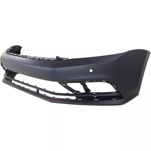 2015-2018 VOLKSWAGEN JETTA; Front Bumper Cover;  Sedan;  w/o HL Washer;  w/Park Assist; VW1000221