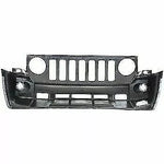 2008-2010 JEEP PATRIOT; Front Bumper Cover;  w/tow; CH1000935