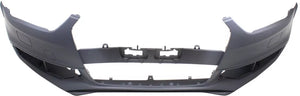 2013-2016 AUDI S4; Front Bumper Cover;  w/HL Washer;  w/o Warning System; AU1000180