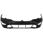 2019-2022 BMW 3 SERIES HYBRID, Front Bumper Cover; G20; Sedan; Sport/Luxury; w/o M Sport; w/PDC; w/o Park Sensor;  Painted to Match - Manufacturer Part # 51118496501 / Partslink - BM1000519