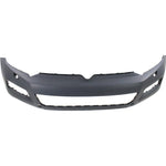 2011-2014 VOLKSWAGEN TOUAREG HYBRID, Front Bumper Cover; w/HL Washer; w/Spoiler Hole;  Painted to Match - Manufacturer Part # 7P6807221CGRU / Partslink - VW1000194