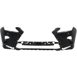 2016-2019 LEXUS RX450hL; Front Bumper Cover;  w & w/o F Sport;  w/HL Washer;  w/Park Sensor;  Canada Built; LX1000316