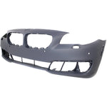 2014-2016 BMW 5 SERIES, Front Bumper Cover; F10; w/o M Pkg; w/Park Distance Control; w/Side View Camera;  Painted to Match - Manufacturer Part # 51117332681 / Partslink - BM1000310