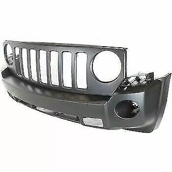 2008-2010 JEEP PATRIOT; Front Bumper Cover;  w/tow; CH1000935