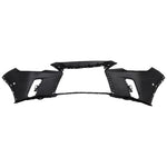 2023-2025 LEXUS RX350, Front Bumper Cover; w/o F Sport; w/o HL Washer; w/Advanced Park; w/2 Sensor;  Painted to Match - Manufacturer Part # 521190E964 / Partslink - LX1000414