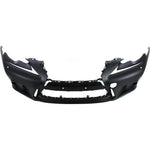 2014-2016 LEXUS IS350; Front Bumper Cover; w/F Sport; w/ HL Washer - Painted to Match - Manufacturer Part # 521195E907 / Partslink Number: LX1000256