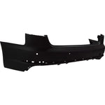 2017-2019 AUDI A4, Rear Bumper Cover; Sedan; w/S-Line Pkg; w/o Parallel Park; w/Park Sensor;  Painted to Match - Manufacturer Part # 8W5807067DGRU / Partslink - AU1100228