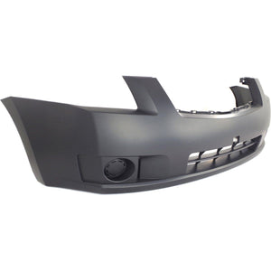 2007-2009 NISSAN SENTRA Front Bumper Cover w/o Fog Lamps Painted to Match