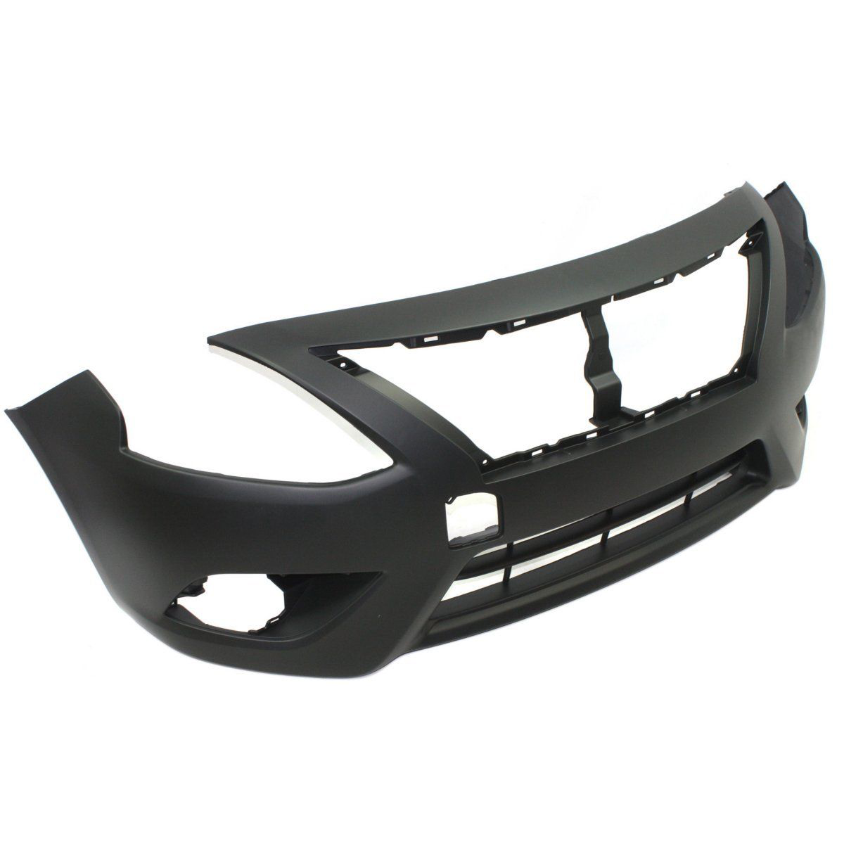 2015-2016 NISSAN VERSA Front Bumper Cover Sedan  w/o Chrome Insert Painted to Match