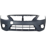 Load image into Gallery viewer, 2015-2016 NISSAN VERSA Front Bumper Cover Sedan  w/Chrome Insert Painted to Match
