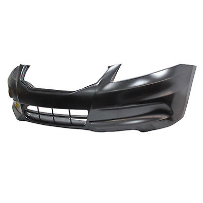 Primed Front Bumper Cover For 2011-2012 Honda Accord Sedan - Direct Fit Replacement