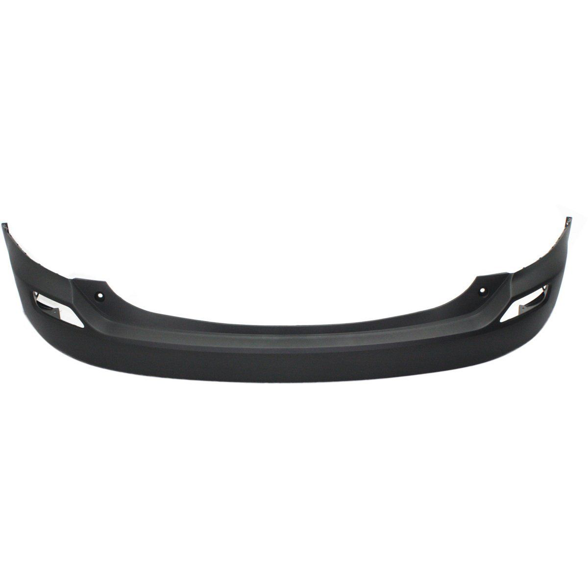Black Rear Bumper Cover – Textured Replacement For 2013-2015 Toyota RAV4 (No Sensor Holes)