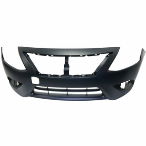2015-2019 Nissan Versa w/oMldg Hole Front Bumper Painted to Match