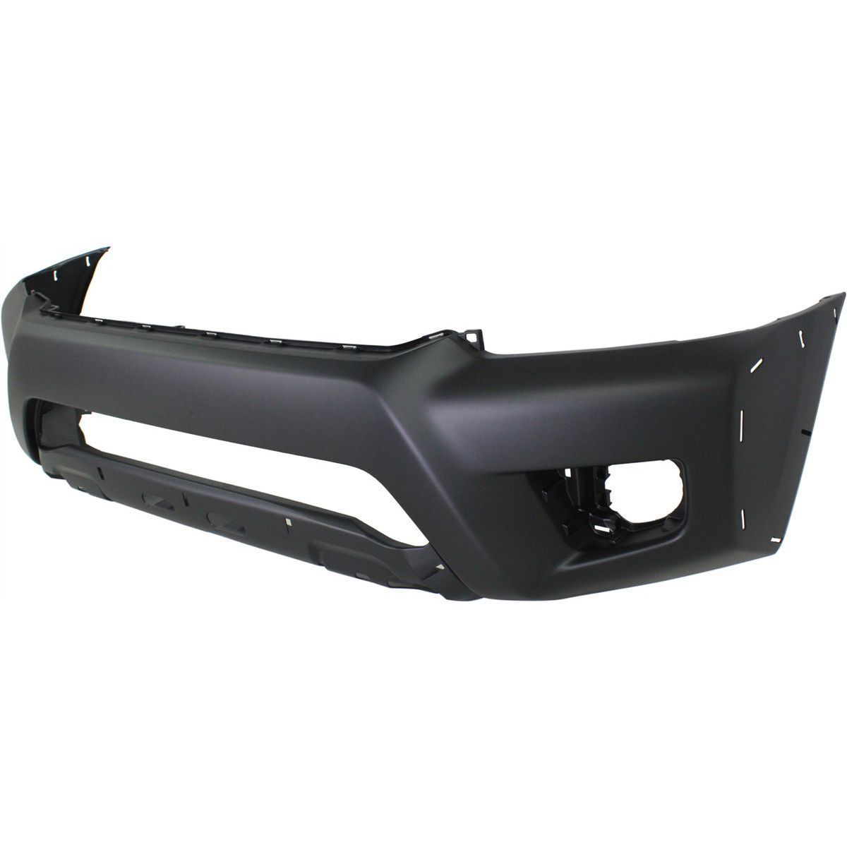 2012-2015 TOYOTA TACOMA Front Bumper Cover PRERUNNER  w/Wheel Opening Flares  Fine Textured Black Painted to Match