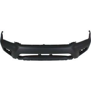 2012-2015 TOYOTA TACOMA Front Bumper Cover BASE  w/o Wheel Opening Flares  Fine Textured Black Painted to Match