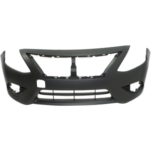 2015-2016 NISSAN VERSA Front Bumper Cover Sedan  w/o Chrome Insert Painted to Match