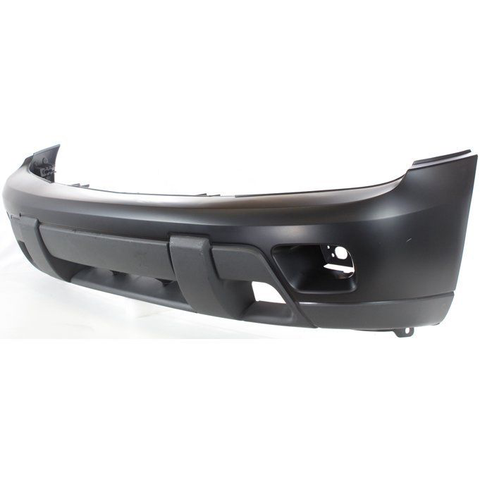 2002-2009 CHEVY TRAILBLAZER Front Bumper Cover w/Fog Lamps  w/textured gray Lower center  w/o two-tone Painted to Match