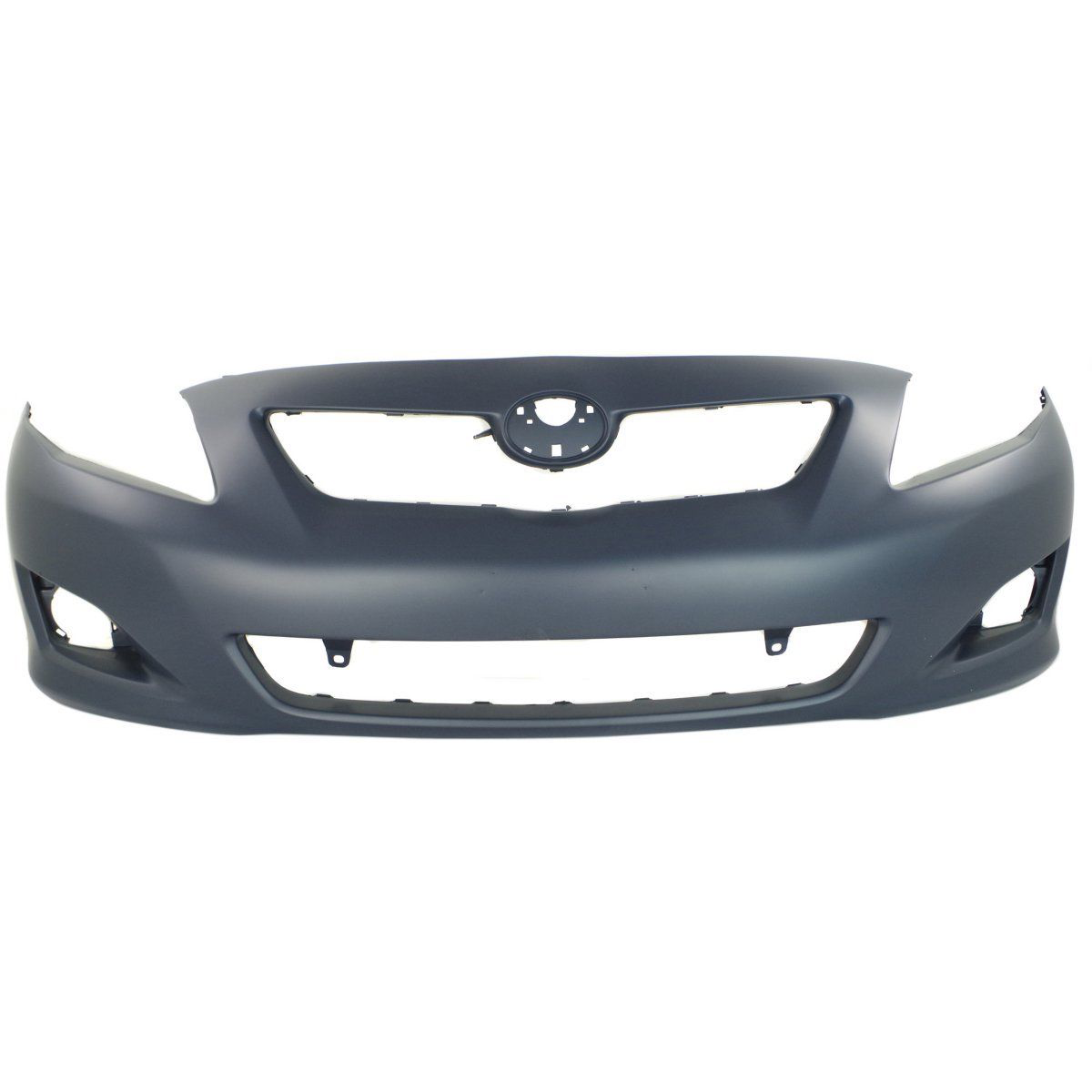 2009-2010 TOYOTA COROLLA Front Bumper Cover BASE|CE|LE|XLE  w/o Spoiler Holes Painted to Match