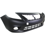 2012-2014 NISSAN VERSA Front Bumper Cover S  Sedan Painted to Match