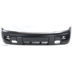 2002-2009 CHEVY TRAILBLAZER Front Bumper Cover w/Fog Lamps  w/textured gray Lower center  w/o two-tone Painted to Match